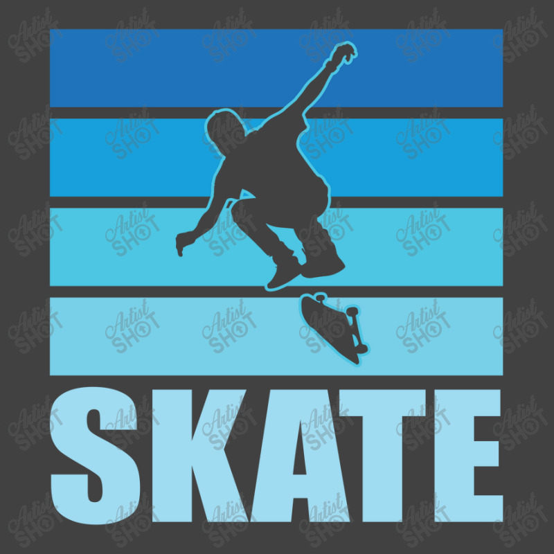 Blue Skate Skateboarder Skateboarding 23418429 Vintage T-shirt | Artistshot