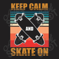 Cool Skateboarding Keep Calm 23418410 T-shirt | Artistshot