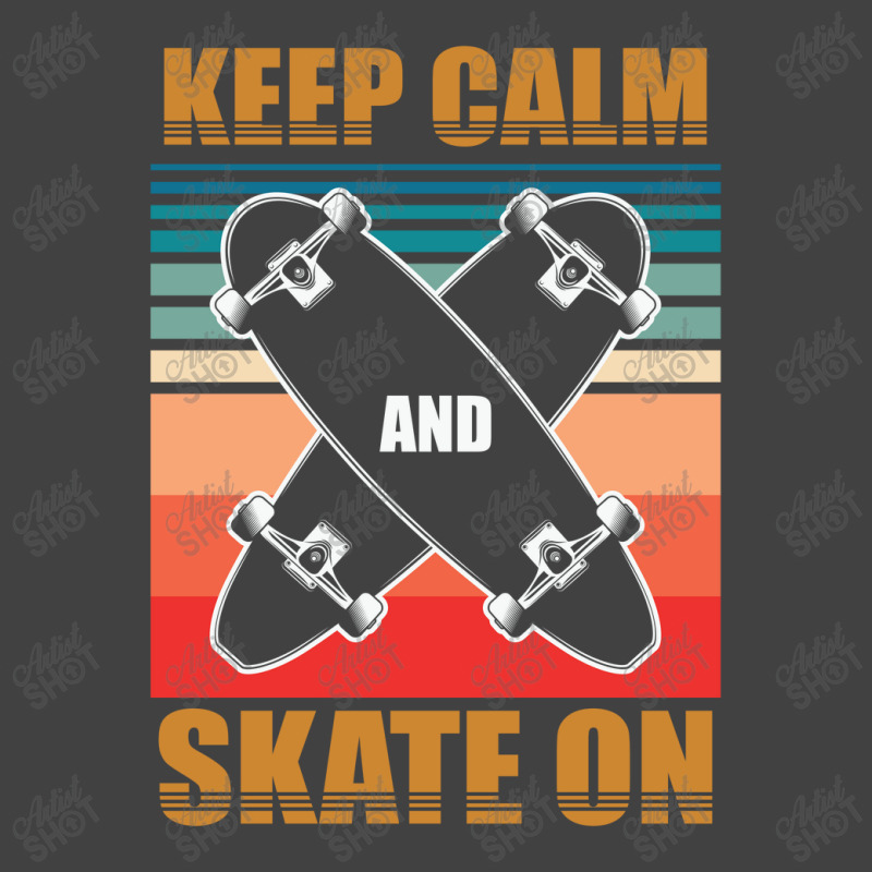 Cool Skateboarding Keep Calm 23418410 Vintage T-shirt | Artistshot