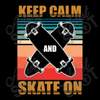 Cool Skateboarding Keep Calm 23418410 Fleece Short | Artistshot