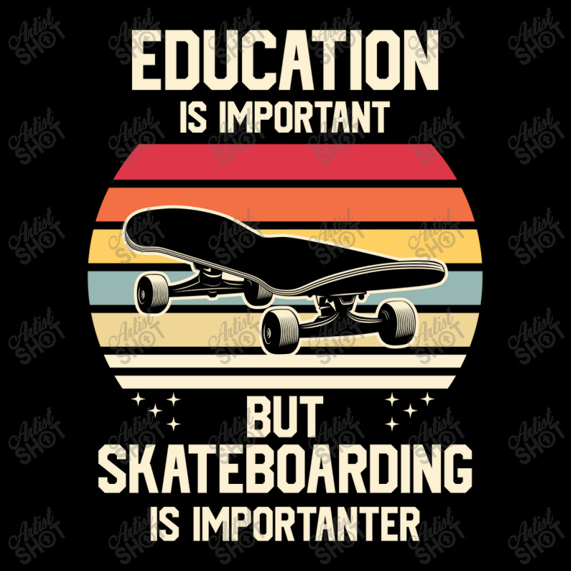 Funny Skateboarding Is Importanter 23418416 V-neck Tee | Artistshot