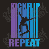 Kick Flip Repeat Vintage Skateboarding 23418403 Tank Top | Artistshot