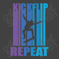 Kick Flip Repeat Vintage Skateboarding 23418403 Vintage T-shirt | Artistshot