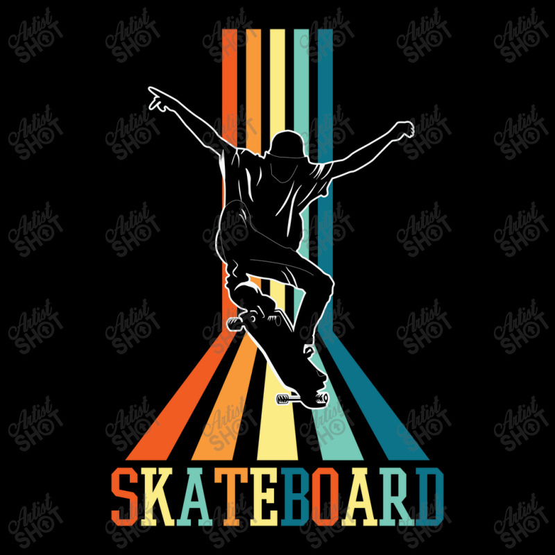 Retro Skateboard Skateboarding 23418449 Pocket T-shirt | Artistshot