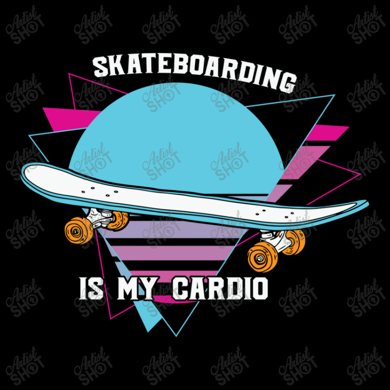 Skateboarding Is My Cardio Cool 23418390 Pocket T-shirt | Artistshot