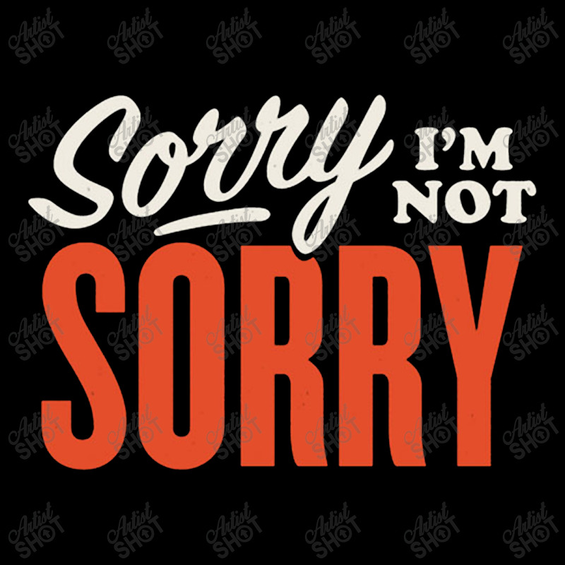 Sorry I’m Not Sorry Cropped Hoodie by Owen | Artistshot