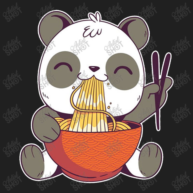 Ramen Panda Ladies Polo Shirt by Owen | Artistshot