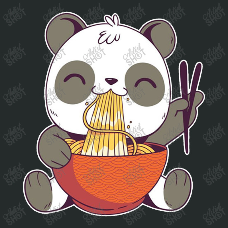 Ramen Panda Women's Triblend Scoop T-shirt by Owen | Artistshot