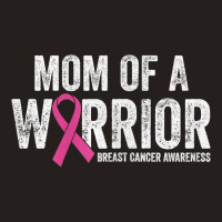 Womens Breast Cancer Awareness Month Pink Ribbon Mom Of A Warrior T Sh Tank Top | Artistshot