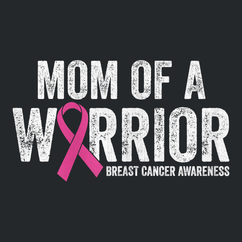 Womens Breast Cancer Awareness Month Pink Ribbon Mom Of A Warrior T Sh Crewneck Sweatshirt | Artistshot