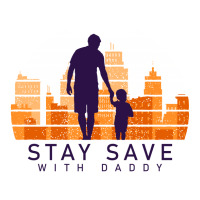 Daddy Stay Save V-neck Tee | Artistshot