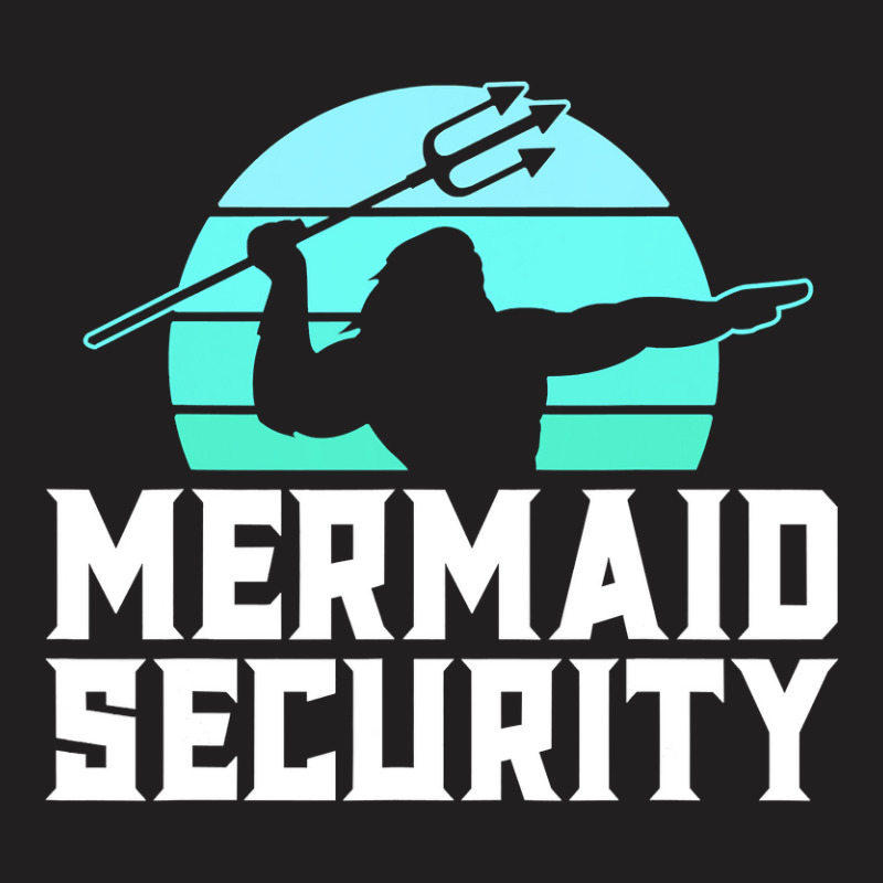 Mermaid Security Shirt Mens Boys Swimmer Dad Merdad Trident T Shirt T-shirt | Artistshot