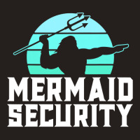 Mermaid Security Shirt Mens Boys Swimmer Dad Merdad Trident T Shirt Tank Top | Artistshot