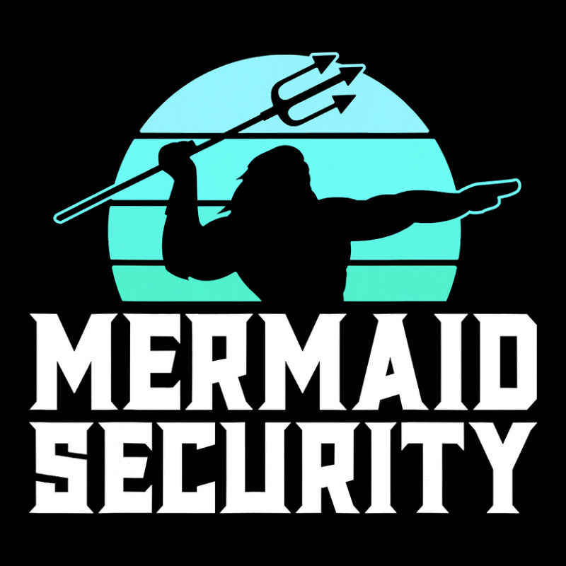 Mermaid Security Shirt Mens Boys Swimmer Dad Merdad Trident T Shirt Men's Long Sleeve Pajama Set | Artistshot