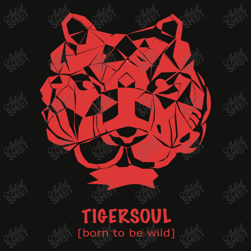 Tiger Soul Futuristic Scorecard Crop Tee by SugarMoon | Artistshot