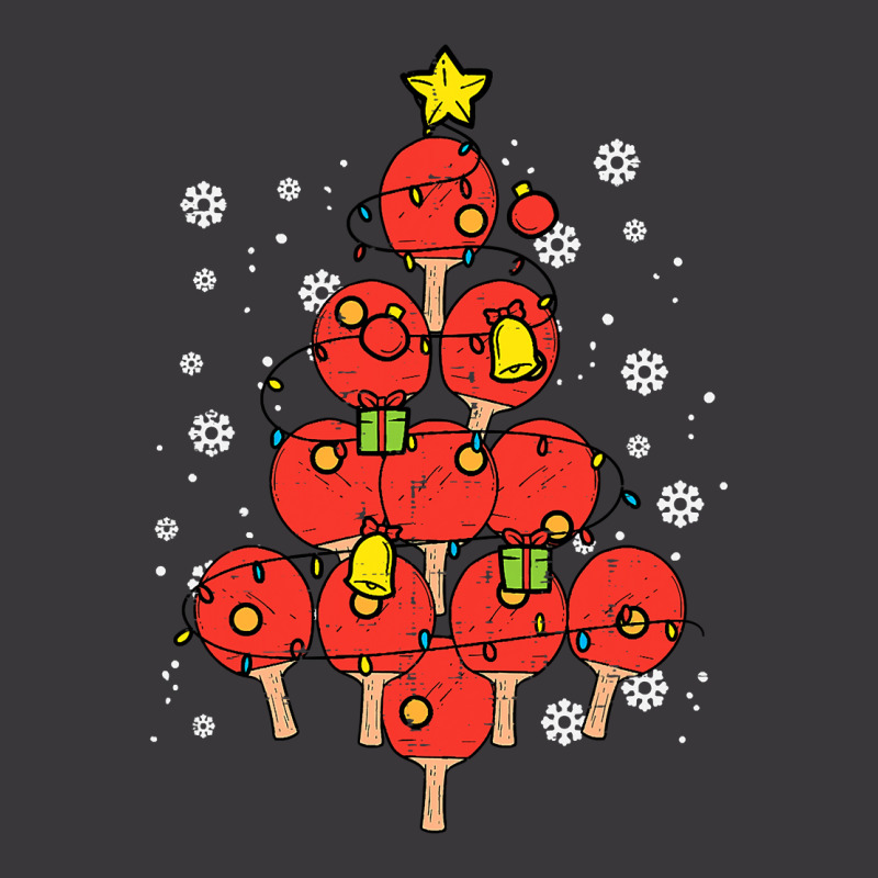 Ping Pong Christmas Tree Xmas Pajamas Pjs Table Tennis T Shirt Ladies Curvy T-Shirt by longduong89 | Artistshot