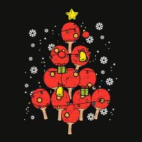 Ping Pong Christmas Tree Xmas Pajamas Pjs Table Tennis T Shirt Scorecard Crop Tee | Artistshot