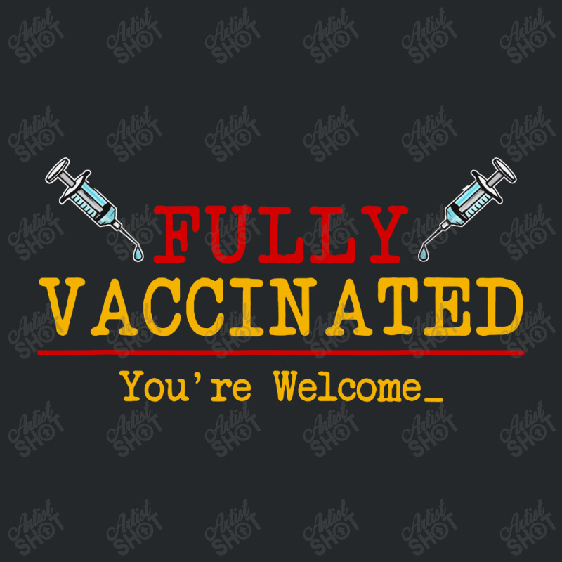 Vaccinated Vaccine Vaccination Gift I Fun Pro Vaccination Crewneck Sweatshirt by Firework Tess | Artistshot