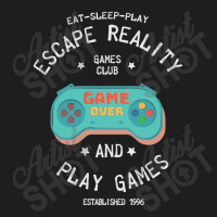 Game Over Lets Play Again Classic T-shirt | Artistshot