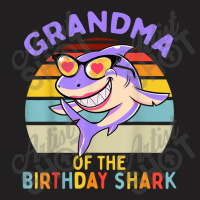 Grandma Of The Shark Birthday Matching Family T-shirt | Artistshot