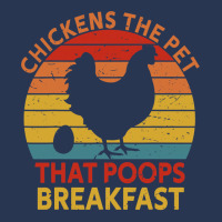 Chicken Chick The Pet That Poops Breakfast Chicken Lovers 239 Rooster Ladies Denim Jacket | Artistshot