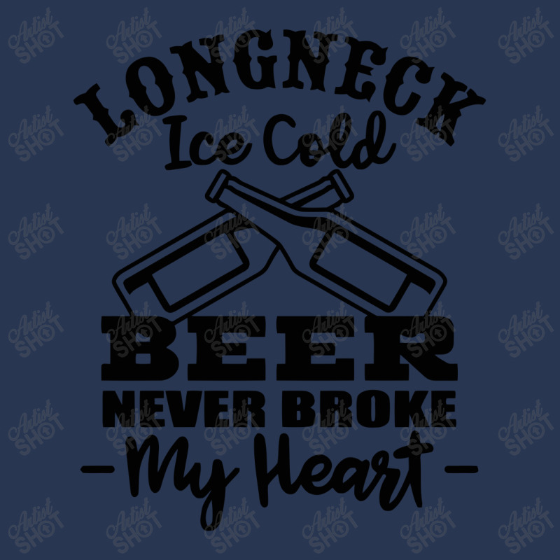 Longneck Ice Cold Beer Never Broke My Heart Men Denim Jacket by marceliana | Artistshot