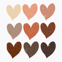 Diversity Hearts, Skin Tone Hearts T-shirt | Artistshot