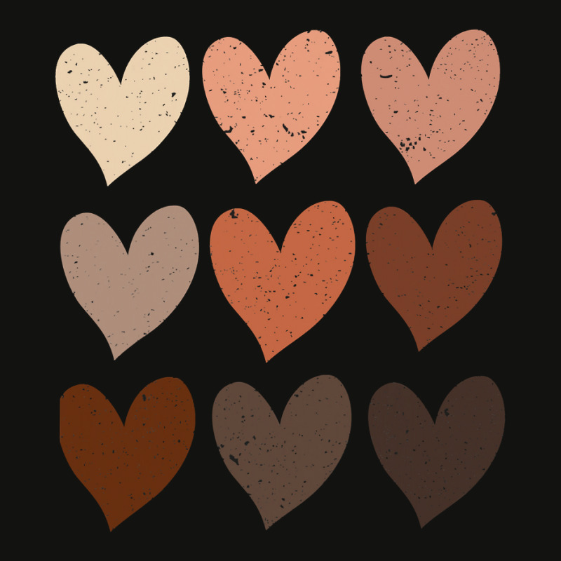 Diversity Hearts, Skin Tone Hearts Scorecard Crop Tee | Artistshot