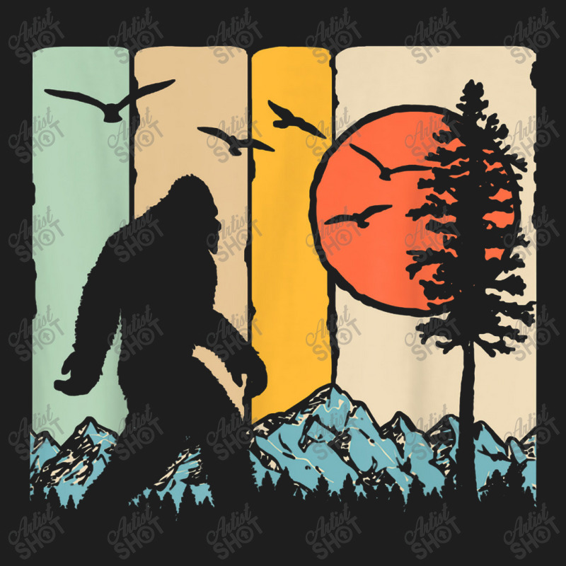 Hide And Seek Bigfoot & Mountains Sasquatch Nature Hiking Classic T-shirt by pancingiwak | Artistshot