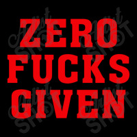 Zero Fucks Given V-neck Tee | Artistshot