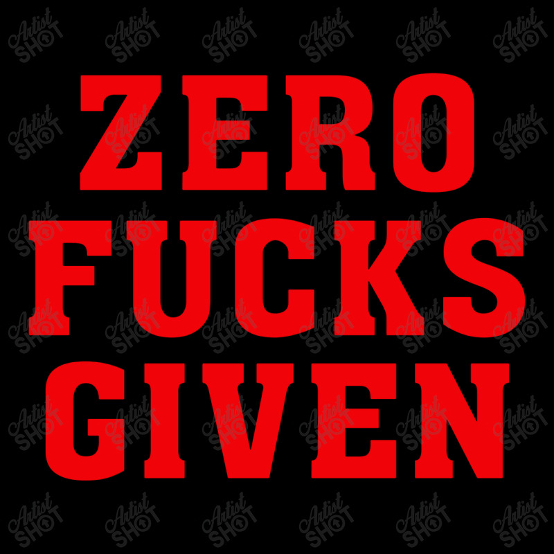 Zero Fucks Given V-Neck Tee by Hatory | Artistshot