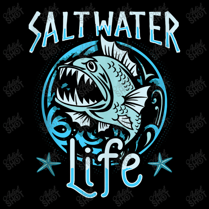 Saltwater Life Fishing Tank Top V-Neck Tee by muloisongunu | Artistshot