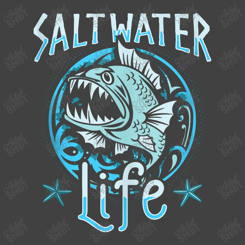 Saltwater Life Fishing Tank Top Vintage T-Shirt by muloisongunu | Artistshot