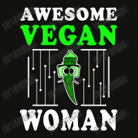 Awesome Vegan Woman Vegetable Okra Plant Scorecard Crop Tee | Artistshot