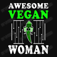 Awesome Vegan Woman Vegetable Okra Plant Crop Top | Artistshot