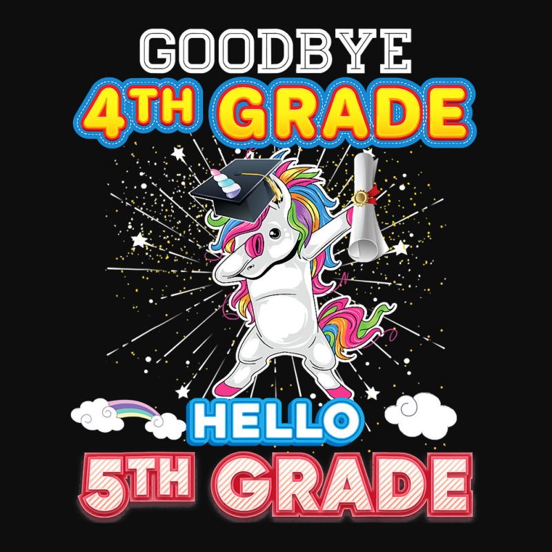 Goodbye 4th Grade Hello 5th Last Day Of School Unicorn Dab Crop Top | Artistshot