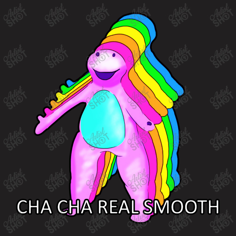 Cha Cha Real Smooth Barney Meme T-shirt | Artistshot