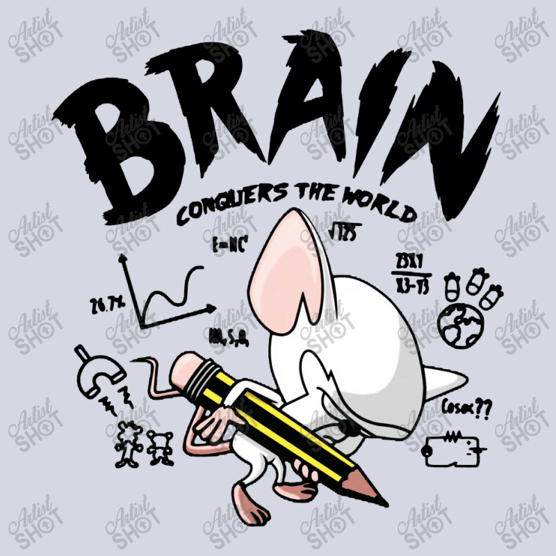 Brain Conquers The World Fleece Short | Artistshot