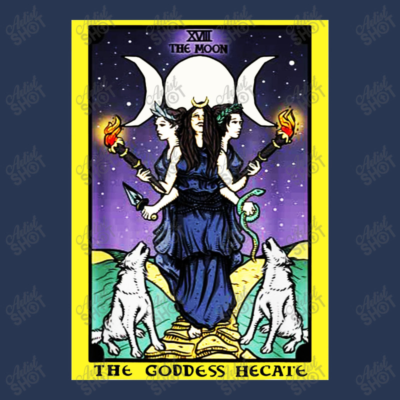 The Goddess Hecate Tarot Card Men Denim Jacket by Suettan | Artistshot