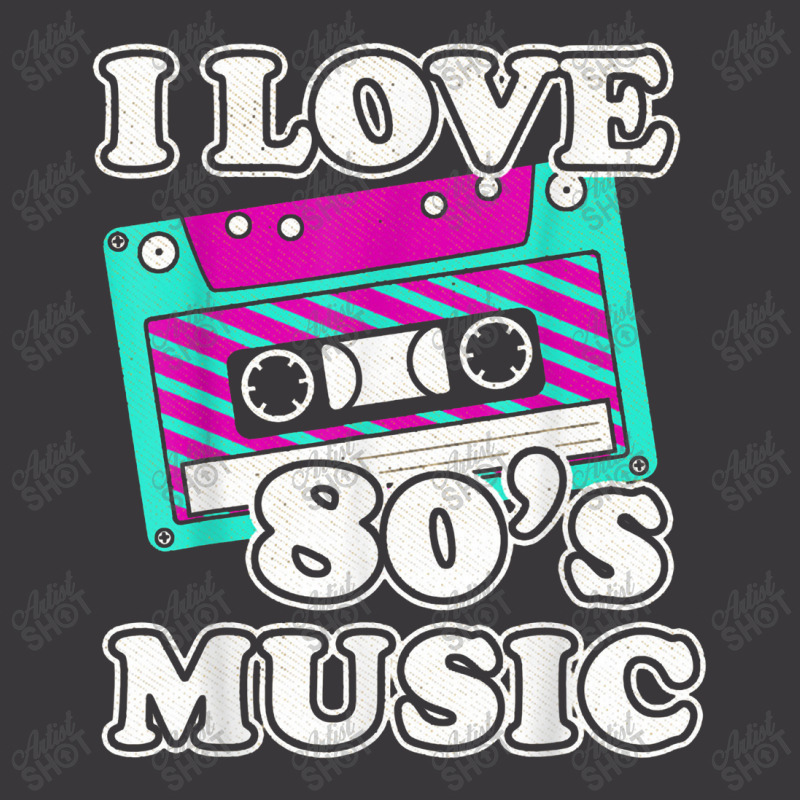 I Love 80's Music Cassette Tape Ladies Curvy T-Shirt by atunnasalam | Artistshot