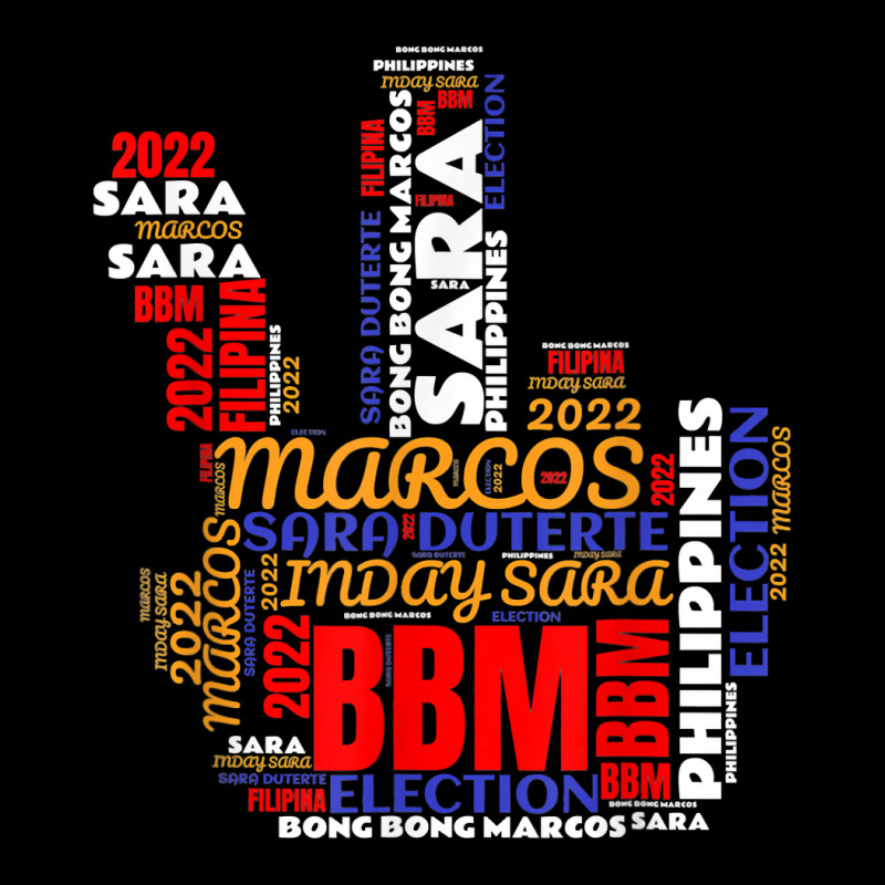 Bbm Sara 2022 Bongbong Marcos Inday Duterte For President T Shirt V-Neck Tee by isento | Artistshot