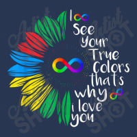 I See Your True Color Infinity Rainbow Neurodiversity Autism Ladies Denim Jacket | Artistshot