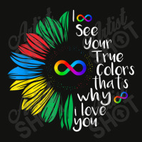 I See Your True Color Infinity Rainbow Neurodiversity Autism Scorecard Crop Tee | Artistshot