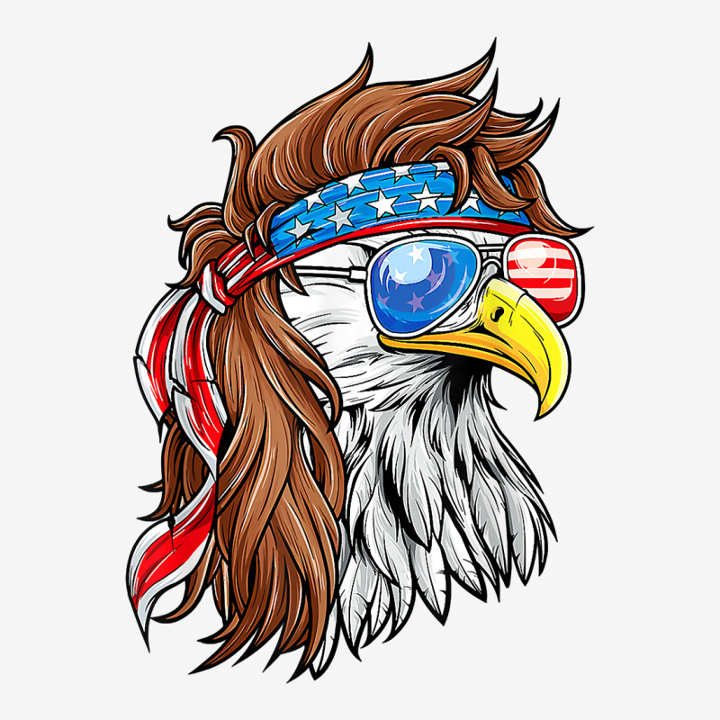 American Flag 4th Of July Patriotic Bald Eagle Mullet Usa T Shirt Toddler 3/4 Sleeve Tee | Artistshot