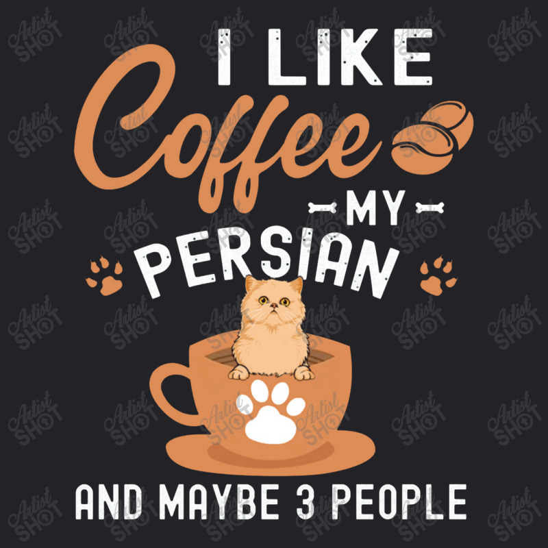 I Like Coffee My Persian And Maybe 3 People Youth Tee | Artistshot