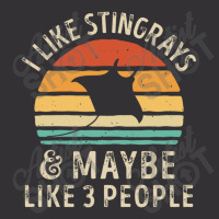 I Like Stingrays And Maybe 3 People Sea Animal Seafood Retro Vintage Hoodie | Artistshot