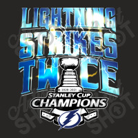 Lightning Strikes Twice Ladies Fitted T-shirt | Artistshot