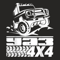 Uaz Offroad 4x4 4wd Utility Vehicle Russia Ussr T Shirt Ladies Fitted T-shirt | Artistshot