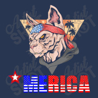 Merica Yorkie Men Denim Jacket | Artistshot