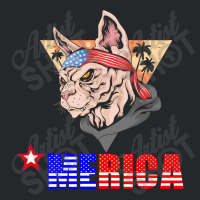 Merica Yorkie Crewneck Sweatshirt | Artistshot